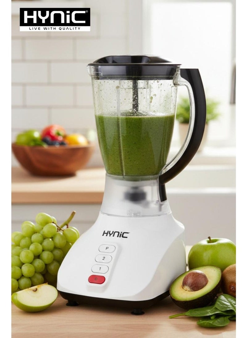 Hynic 400W Juicer & Professional Blender with Unbreakable 1.5L Jar, Double Stainless Steel Blades, 2-Speed Control & Pulse – 3-Year Warranty - Image 5